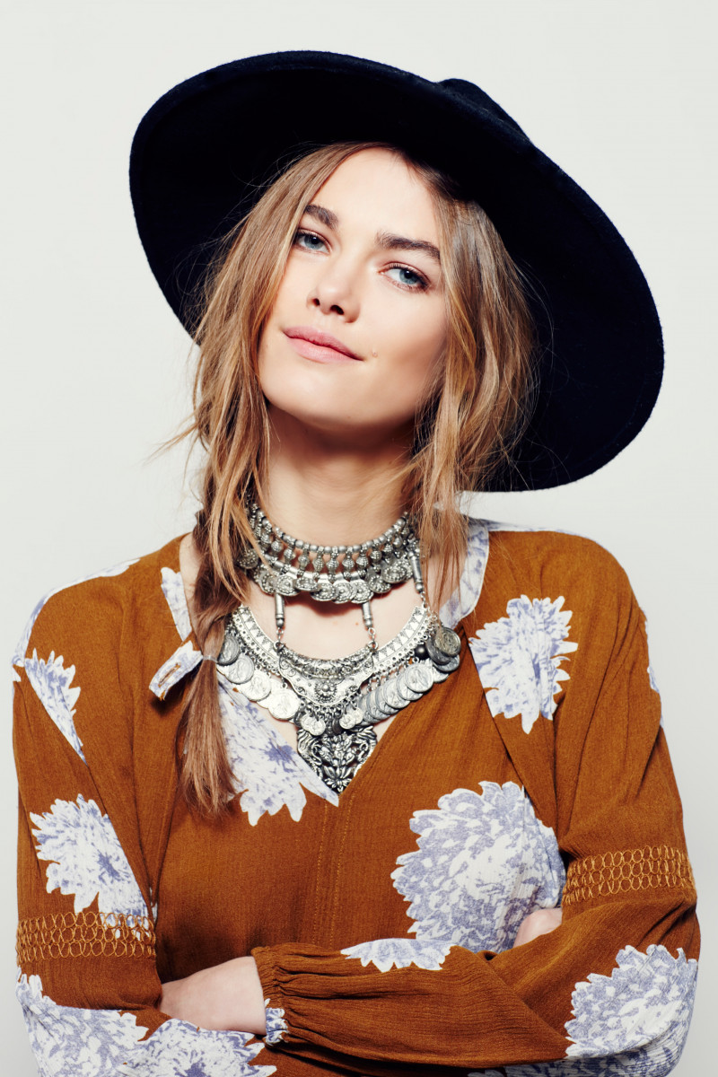 Mathilde Brandi featured in  the Free People catalogue for Spring/Summer 2016