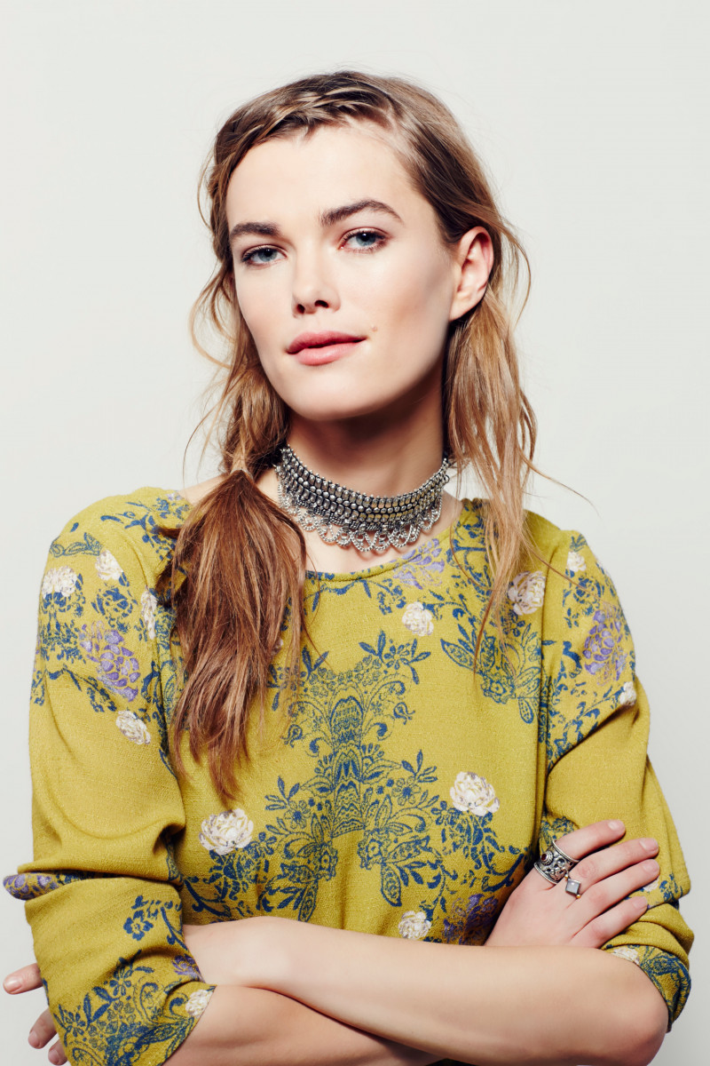 Mathilde Brandi featured in  the Free People catalogue for Spring/Summer 2016