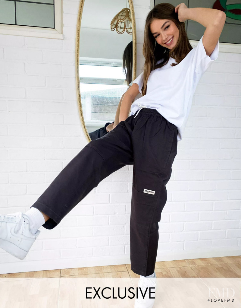 Josie Lane featured in  the ASOS Loungewear catalogue for Autumn/Winter 2020