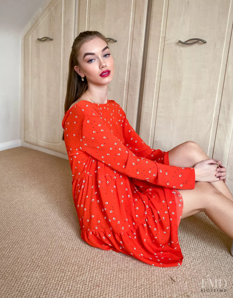 Josie Lane featured in  the ASOS Loungewear catalogue for Autumn/Winter 2020