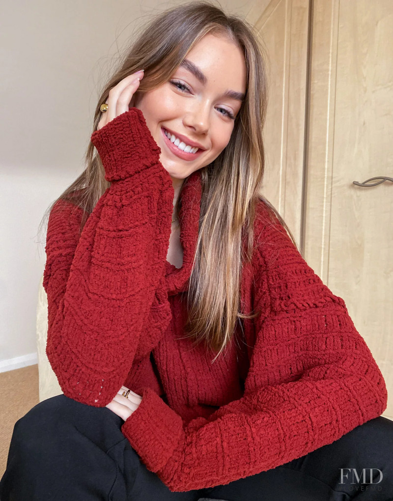 Josie Lane featured in  the ASOS Loungewear catalogue for Autumn/Winter 2020