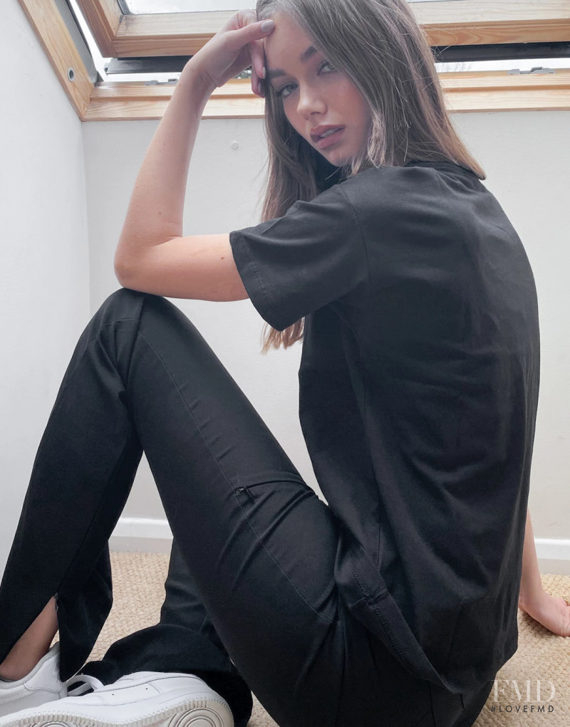 Josie Lane featured in  the ASOS Loungewear catalogue for Autumn/Winter 2020