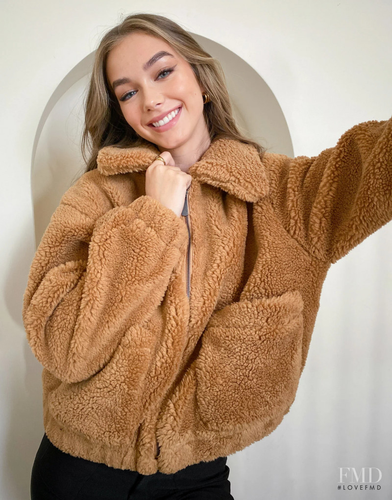 Josie Lane featured in  the ASOS Loungewear catalogue for Autumn/Winter 2020