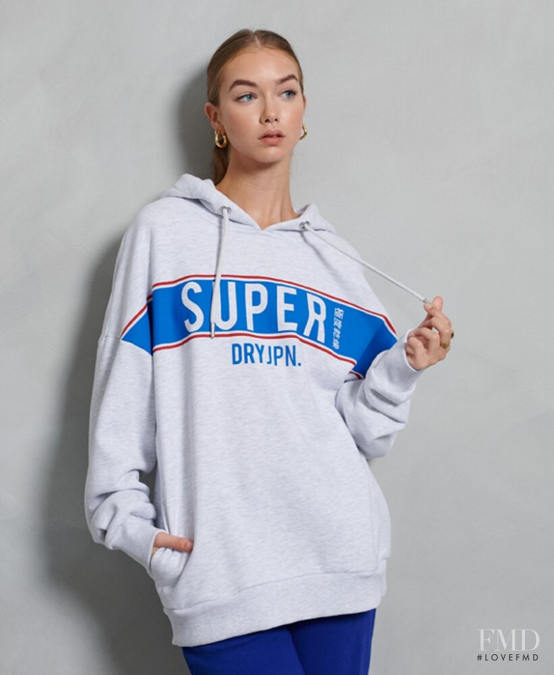 Josie Lane featured in  the Superdry lookbook for Autumn/Winter 2020