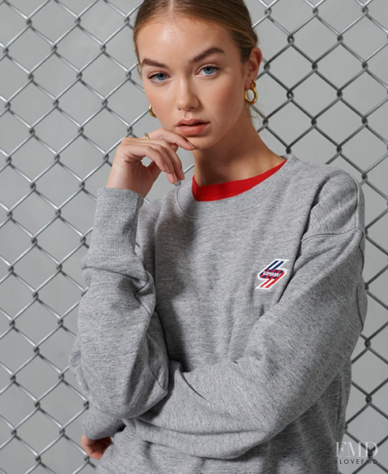 Josie Lane featured in  the Superdry lookbook for Autumn/Winter 2020