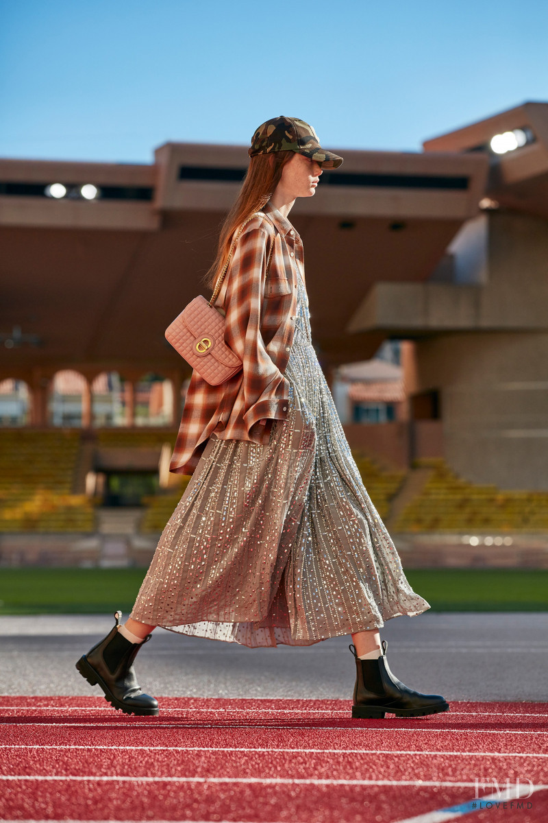 Sara Grace Wallerstedt featured in  the Celine lookbook for Spring/Summer 2021