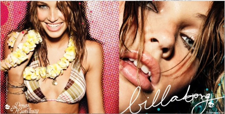 Simone Villas Boas featured in  the Billabong advertisement for Spring/Summer 2007