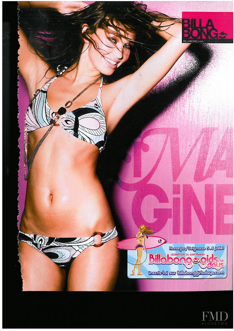 Simone Villas Boas featured in  the Billabong advertisement for Autumn/Winter 2008