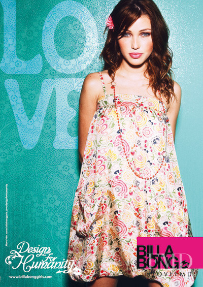 Simone Villas Boas featured in  the Billabong advertisement for Spring/Summer 2008