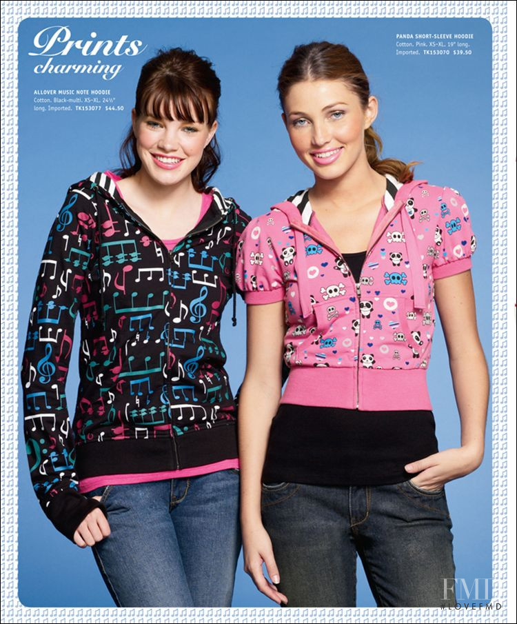 Simone Villas Boas featured in  the Delias catalogue for Autumn/Winter 2007