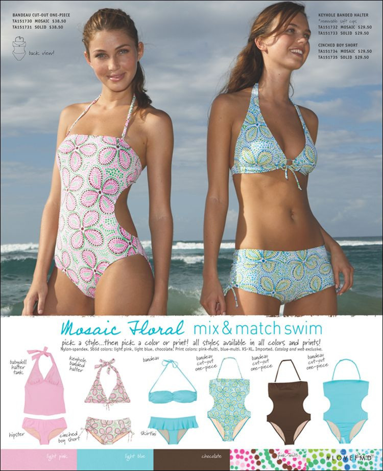 Simone Villas Boas featured in  the Delias catalogue for Spring/Summer 2007