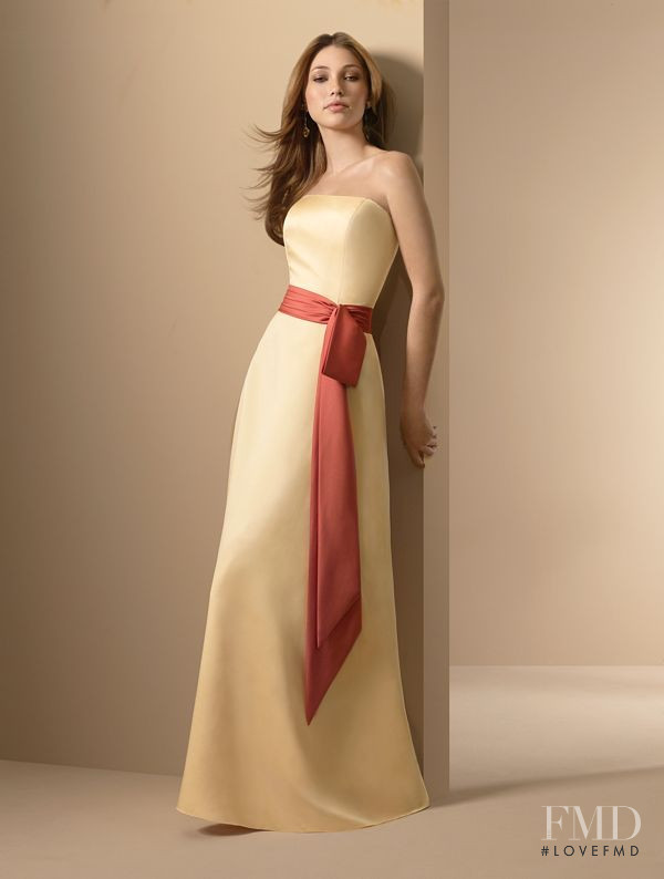 Simone Villas Boas featured in  the Alfred Angelo catalogue for Winter 2007