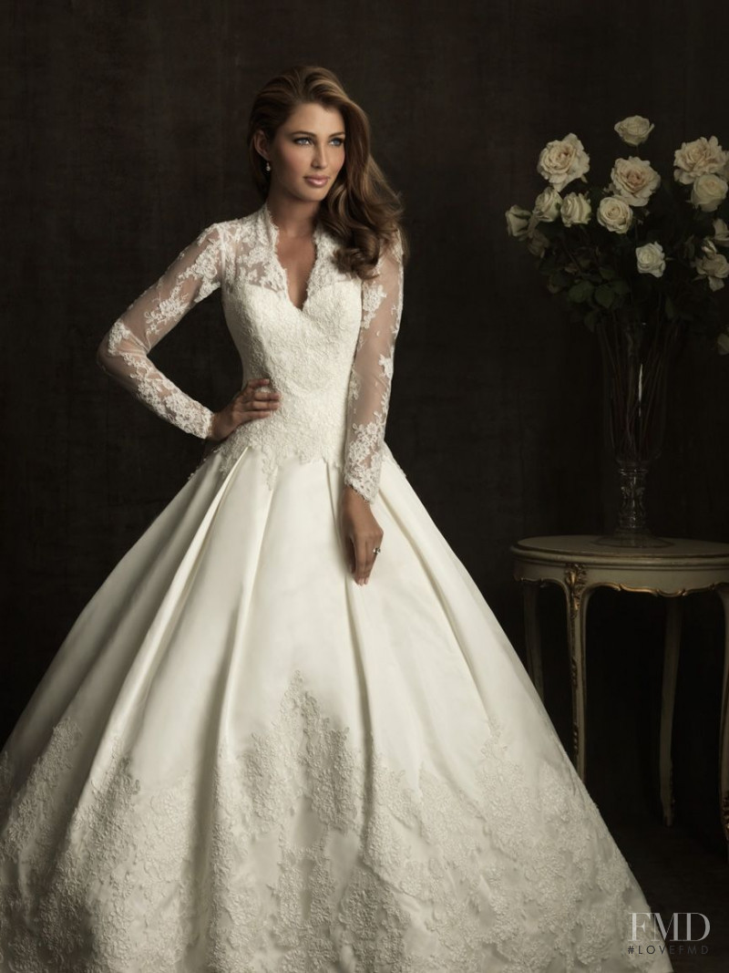 Simone Villas Boas featured in  the Allure Bridals catalogue for Winter 2011