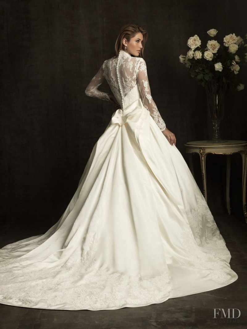 Simone Villas Boas featured in  the Allure Bridals catalogue for Winter 2011