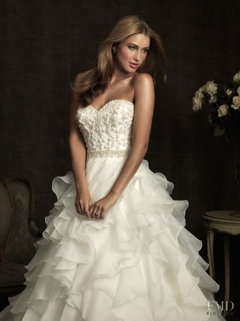 Simone Villas Boas featured in  the Allure Bridals catalogue for Winter 2011