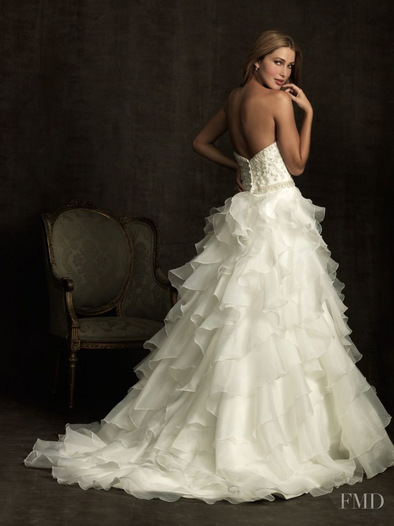 Simone Villas Boas featured in  the Allure Bridals catalogue for Winter 2011