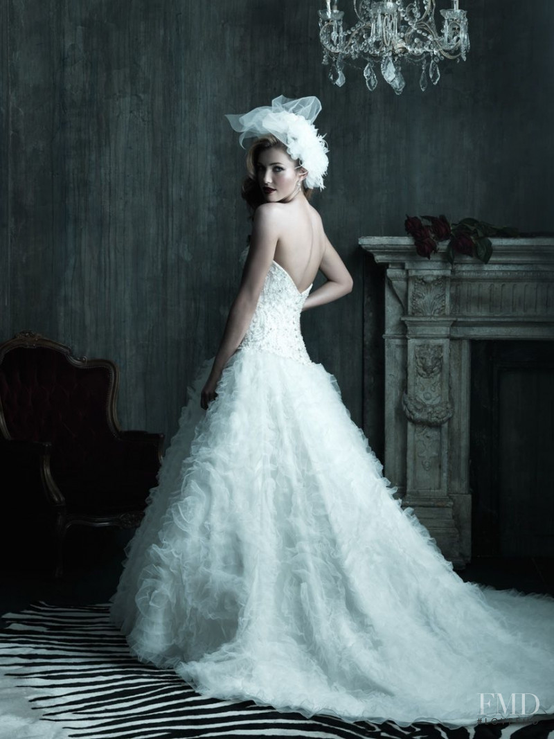 Simone Villas Boas featured in  the Allure Bridals catalogue for Winter 2011