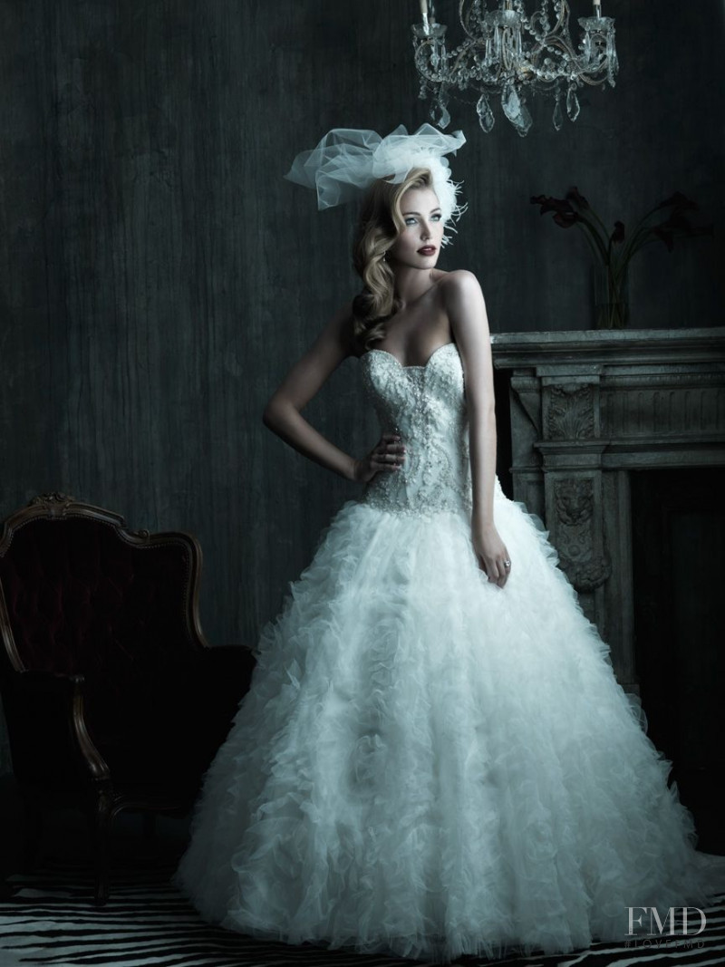 Simone Villas Boas featured in  the Allure Bridals catalogue for Winter 2011