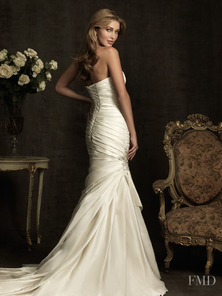 Simone Villas Boas featured in  the Allure Bridals catalogue for Winter 2011