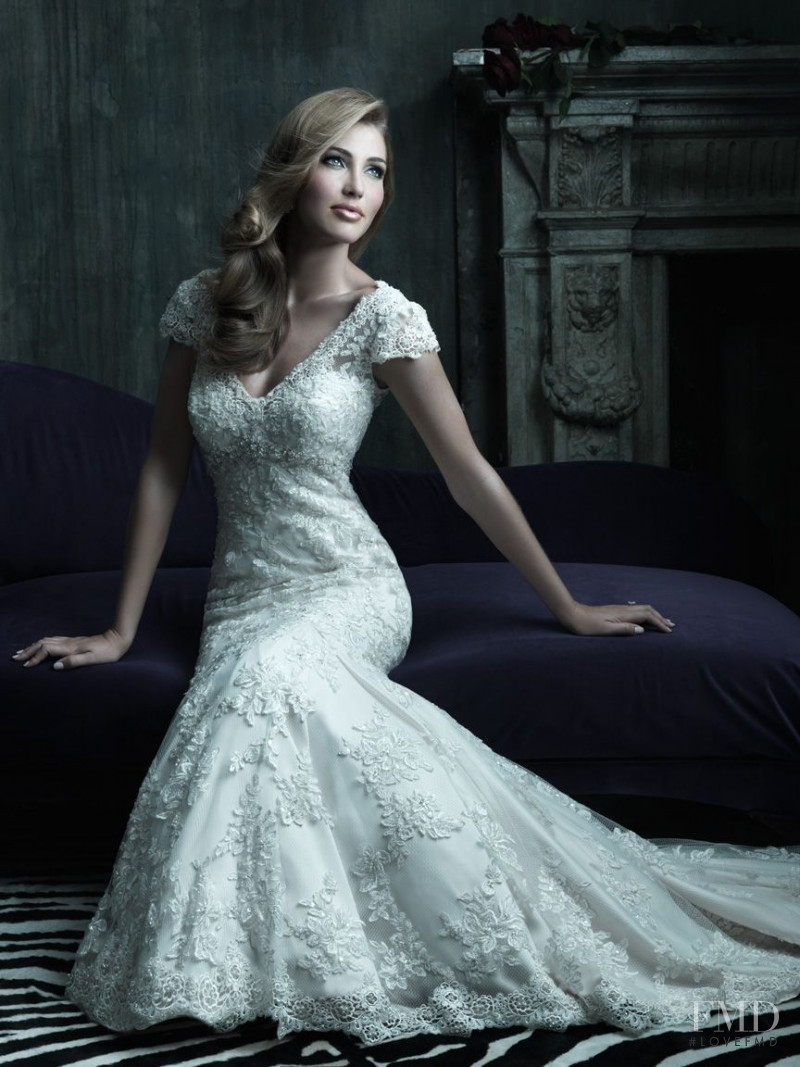 Simone Villas Boas featured in  the Allure Bridals catalogue for Winter 2011
