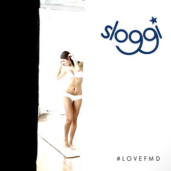 Simone Villas Boas featured in  the sloggi advertisement for Spring/Summer 2011