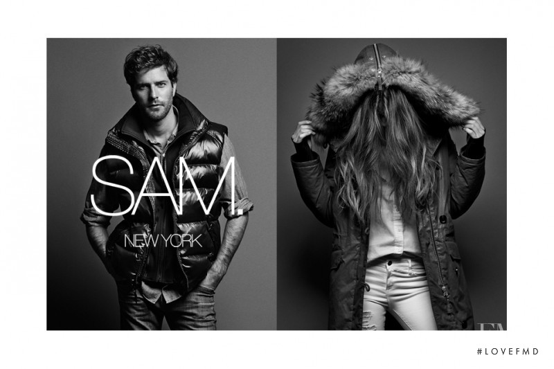 Simone Villas Boas featured in  the SAM NY advertisement for Autumn/Winter 2014