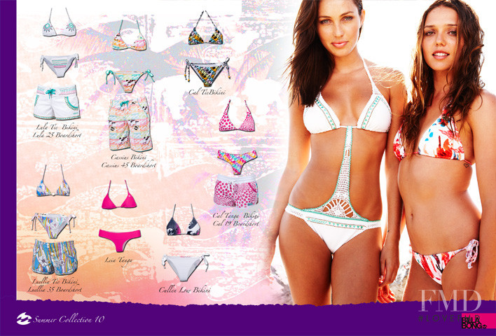 Simone Villas Boas featured in  the Billabong advertisement for Spring/Summer 2010