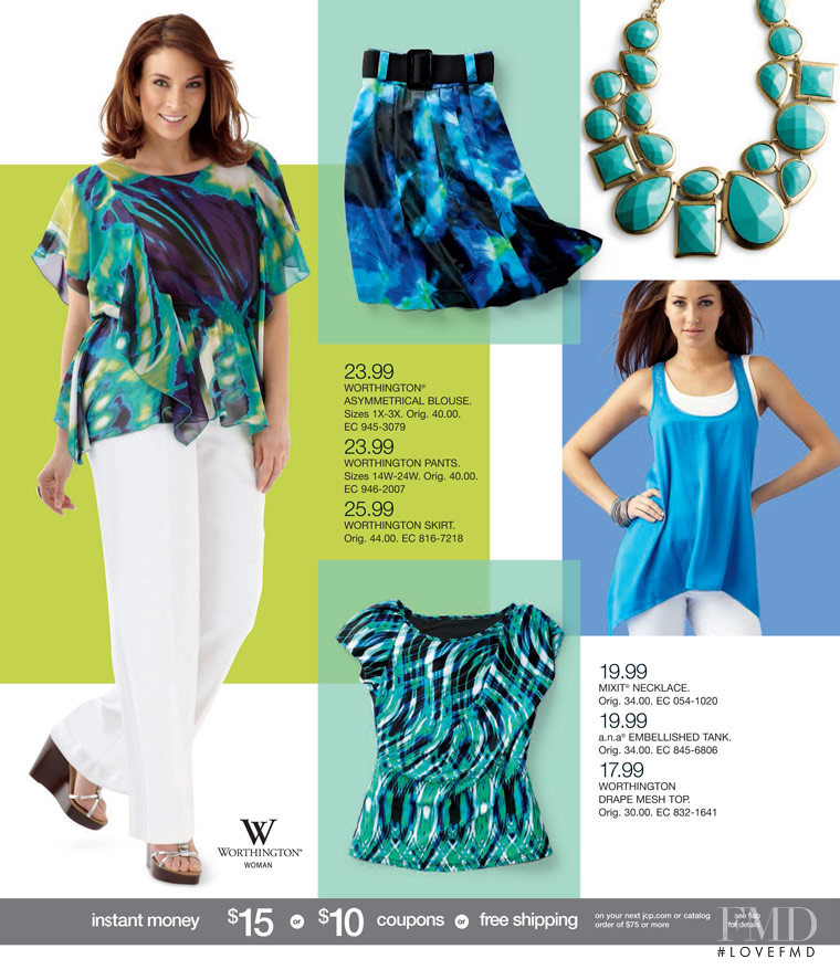 Simone Villas Boas featured in  the JCPenney catalogue for Summer 2010