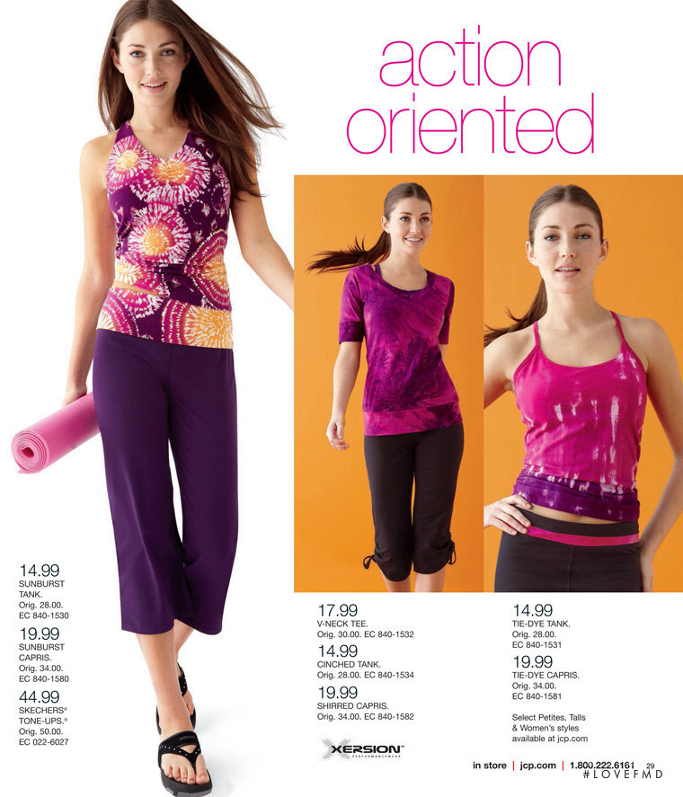 Simone Villas Boas featured in  the JCPenney catalogue for Summer 2010