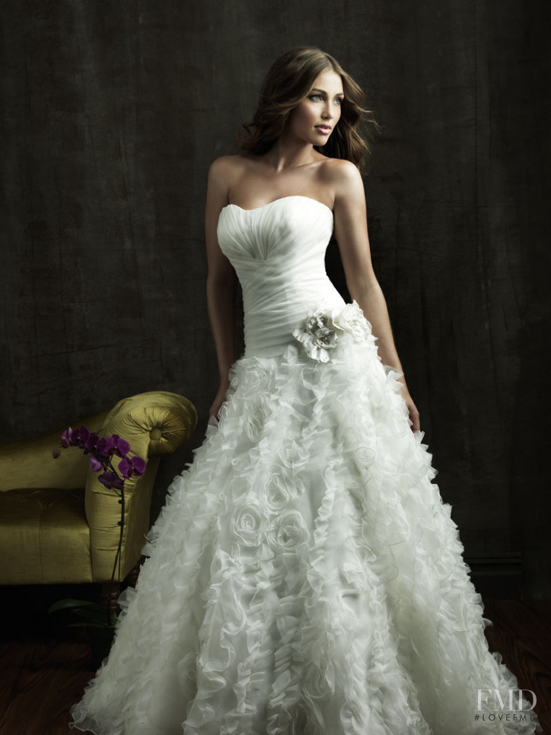 Simone Villas Boas featured in  the Allure Bridals lookbook for Winter 2010