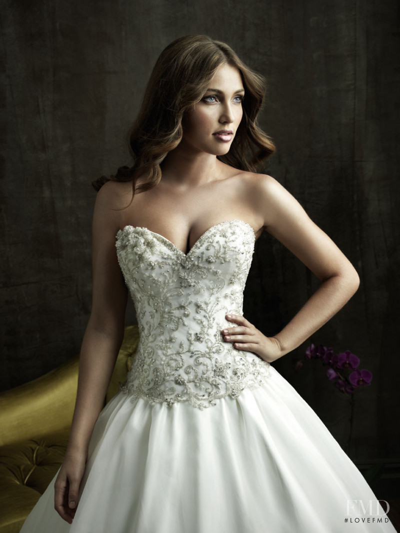 Simone Villas Boas featured in  the Allure Bridals lookbook for Winter 2010