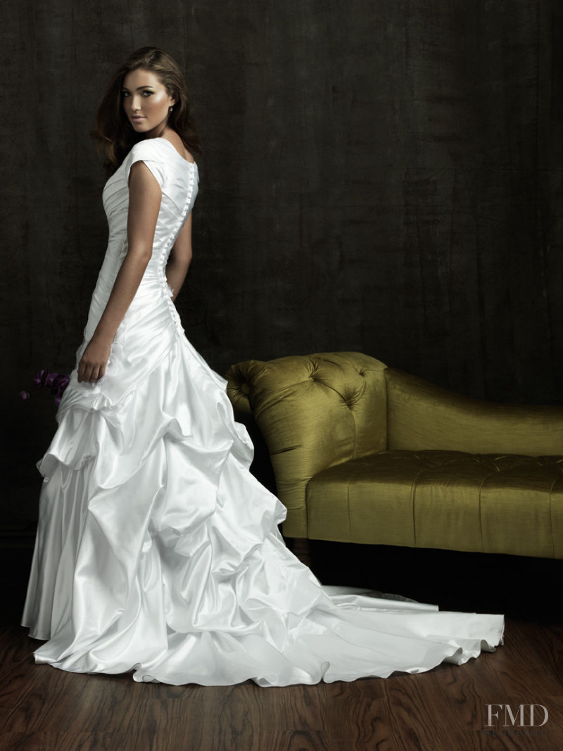 Simone Villas Boas featured in  the Allure Bridals lookbook for Winter 2010