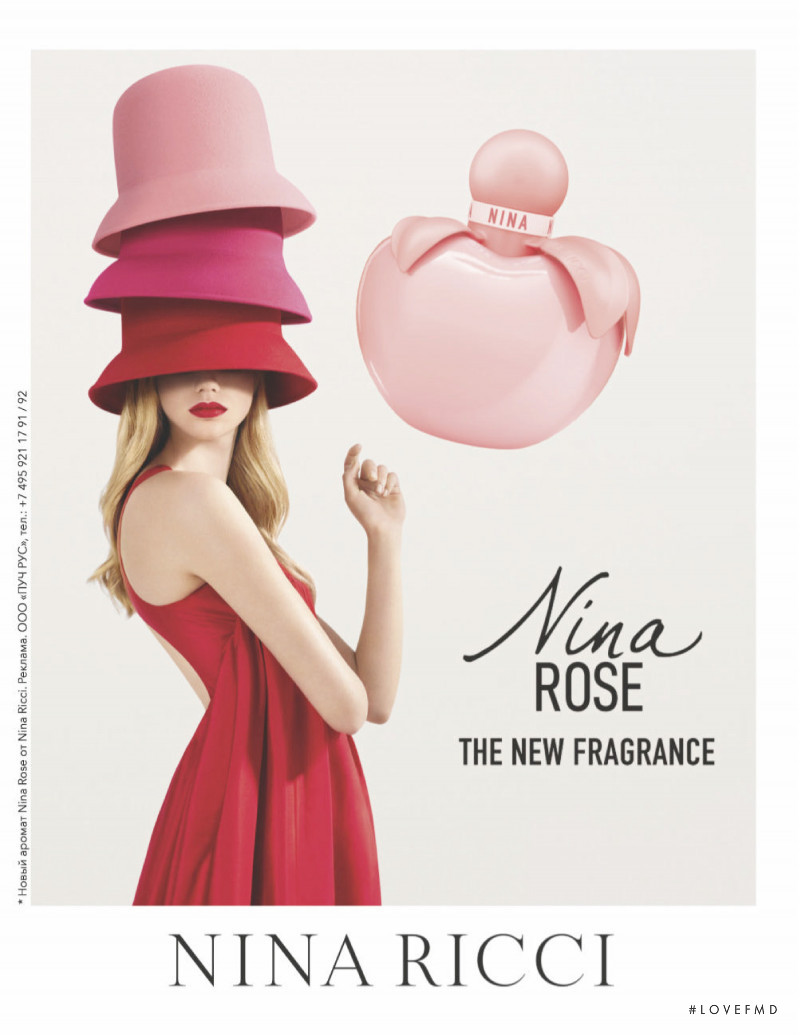Nina Ricci Nina Rose Fragrance advertisement for Autumn/Winter 2020