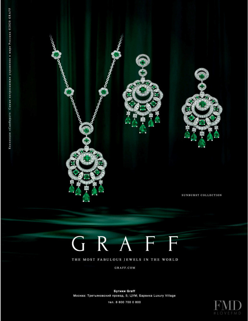 Graff Diamonds advertisement for Autumn/Winter 2020