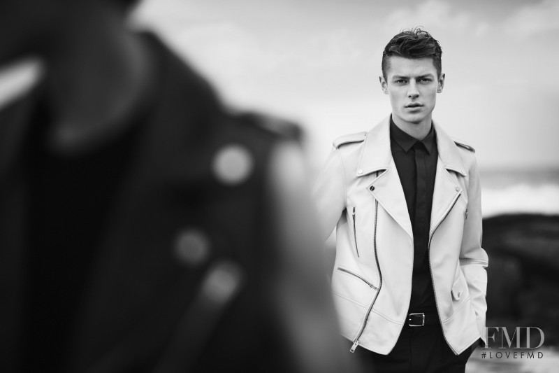 Janis Ancens featured in  the Zara advertisement for Spring/Summer 2014