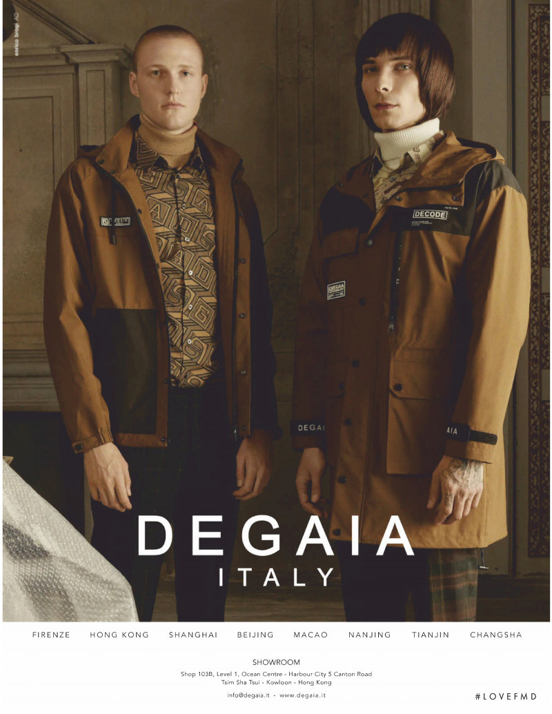 Degaia advertisement for Autumn/Winter 2020