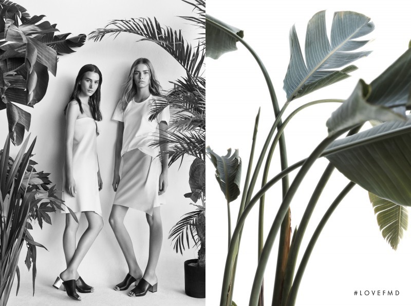 Kirstin Kragh Liljegren featured in  the Zara advertisement for Spring/Summer 2014