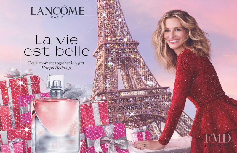 Lancome La vie est belle Parfume advertisement for Holiday 2020