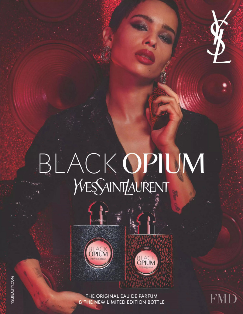 YSL Fragrance Black Opium advertisement for Autumn/Winter 2020