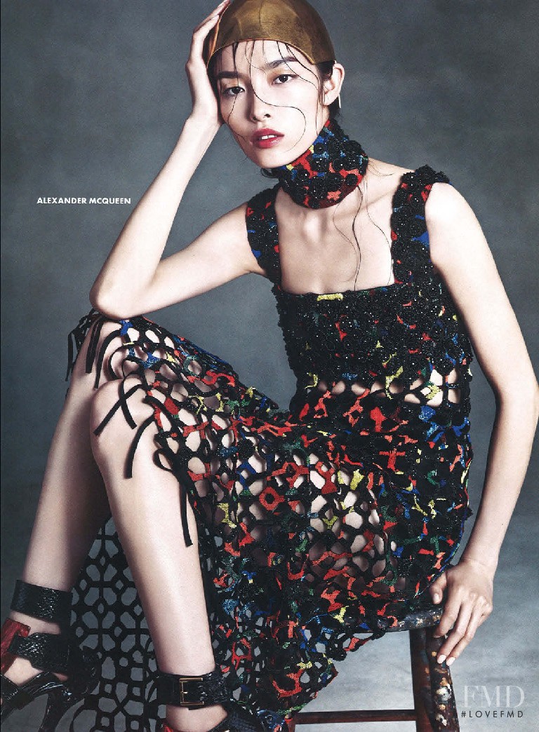 Fei Fei Sun featured in  the Neiman Marcus advertisement for Spring/Summer 2014