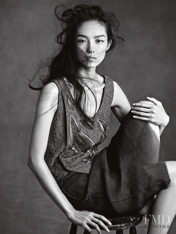 Fei Fei Sun featured in  the Neiman Marcus advertisement for Spring/Summer 2014