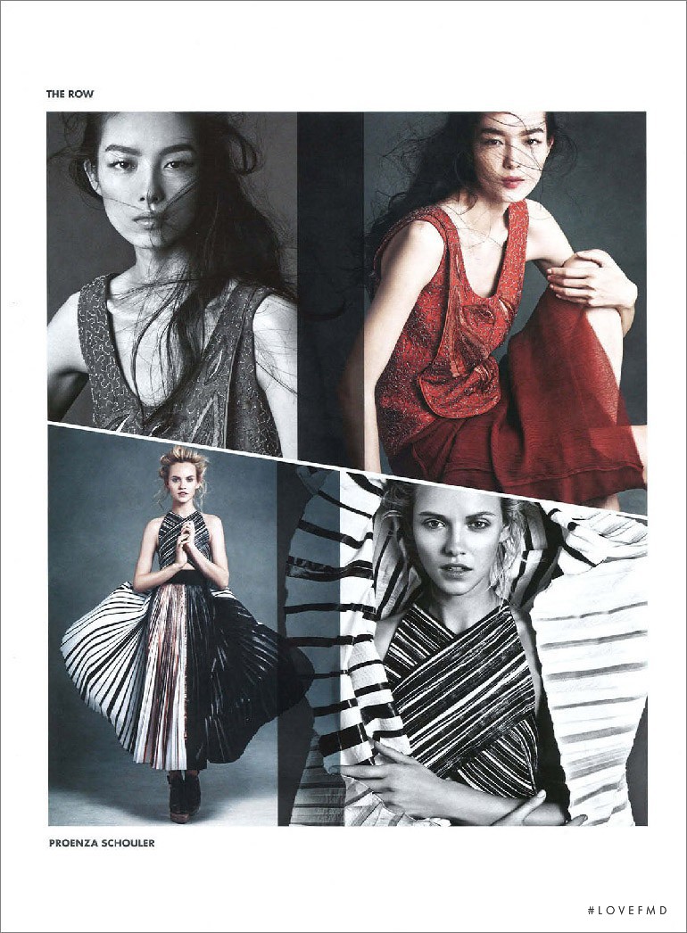 Fei Fei Sun featured in  the Neiman Marcus advertisement for Spring/Summer 2014