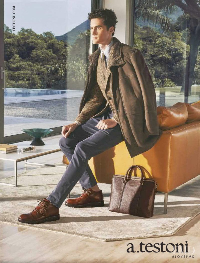 a.testoni advertisement for Autumn/Winter 2020