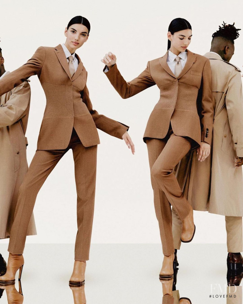 Cynthia Arrebola featured in  the Burberry advertisement for Holiday 2020