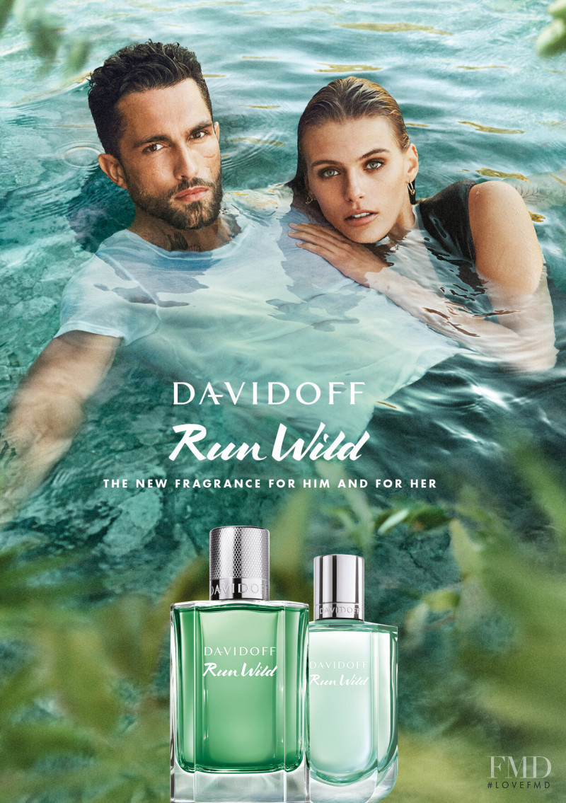 Madison Headrick featured in  the Davidoff Run Wild advertisement for Summer 2019