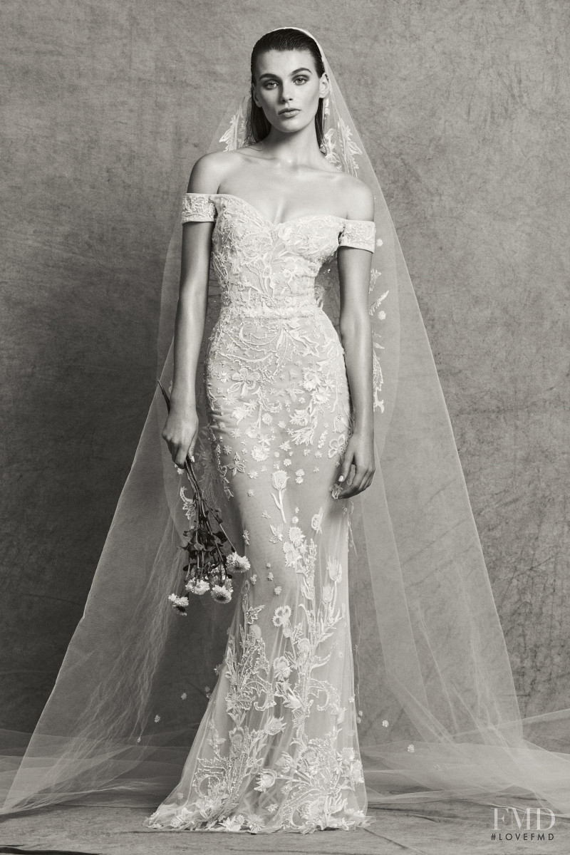 Madison Headrick featured in  the Zuhair Murad Bridal Collection lookbook for Fall 2018