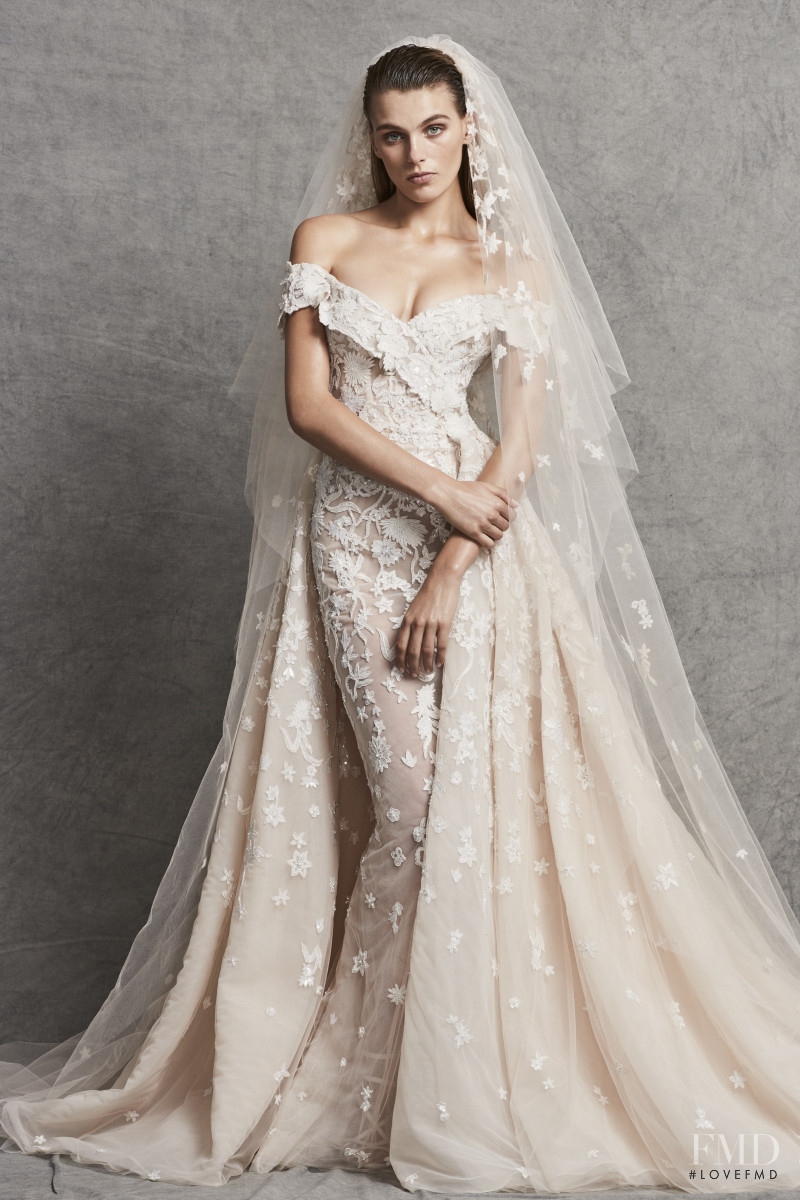 Madison Headrick featured in  the Zuhair Murad Bridal Collection lookbook for Fall 2018