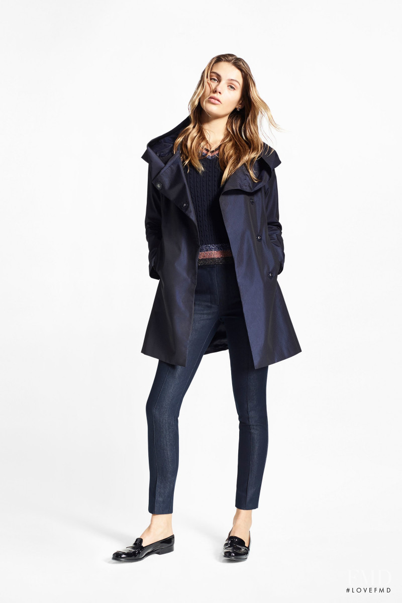Madison Headrick featured in  the Brooks Brothers lookbook for Pre-Fall 2018