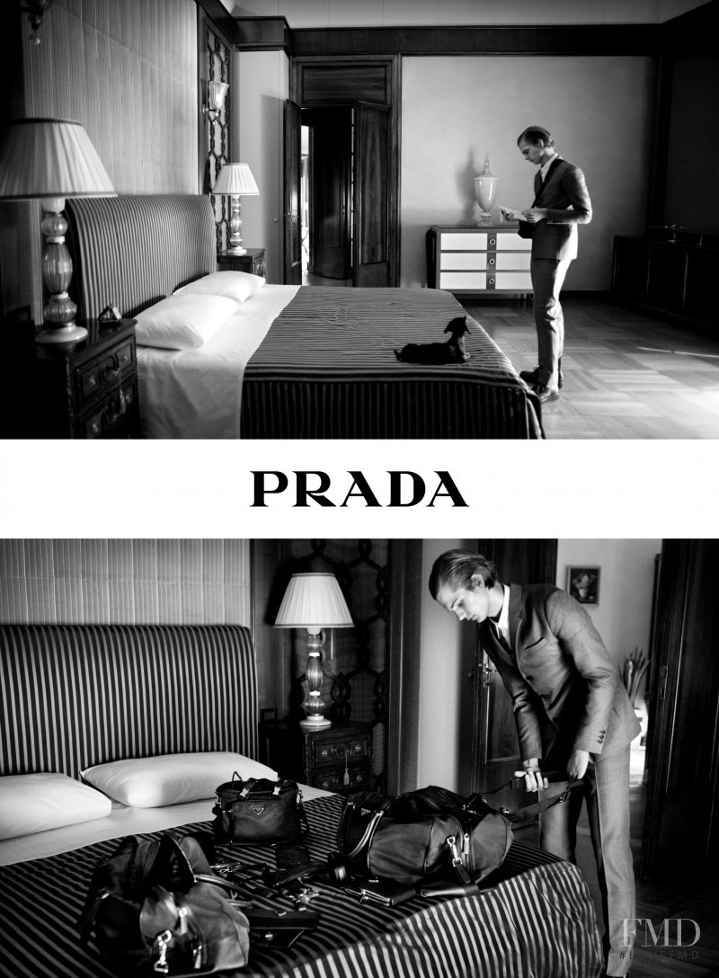 Freja Beha Erichsen featured in  the Prada A Stranger Calls advertisement for Resort 2021