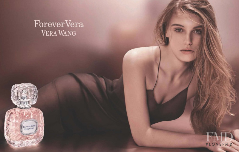 Madison Headrick featured in  the Vera Wang Forever Wang Fragrance advertisement for Autumn/Winter 2014